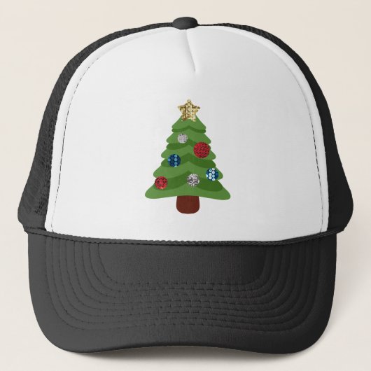 Casquette arbre de noël émoji (Devant)