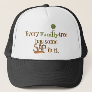 Casquette Arbre familial amusant