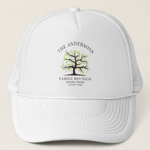 Casquette Arbre généalogique de la réunion de famille corres