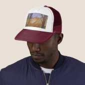 Casquette Arbres au coucher du soleil (En situation)