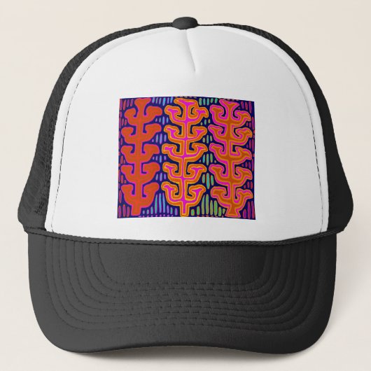 Casquette Arbres indiens Kuna (Devant)