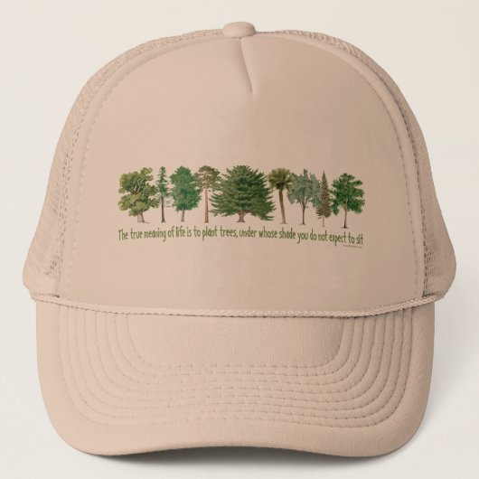 Casquette Arbres Plantes (Devant)