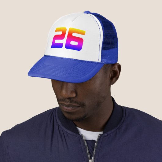 Casquette Arc en arc-en-ciel 26e anniversaire (En situation)