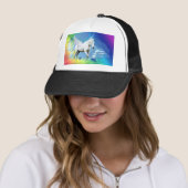 Casquette Arc-en-ciel de licorne (En situation)
