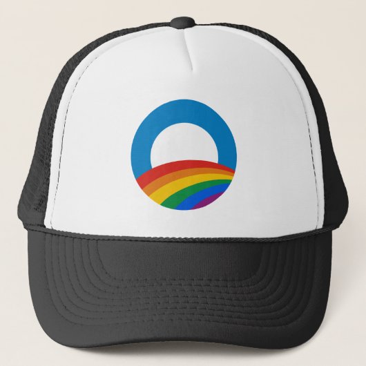 Casquette Arc-en-ciel d'Obama (Devant)