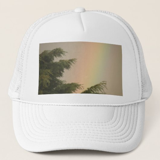 Casquette arc-en-ciel et arbres (Devant)