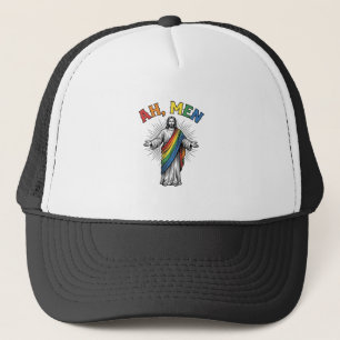 Casquette Arc-en-ciel religieux vintage Ah Men