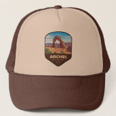 Casquette Arches National Park Utah Shield (Devant)