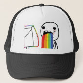 Casquette Arcs-en-ciel vomissants (Devant)