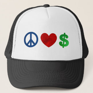 Casquette Argent d'amour de paix