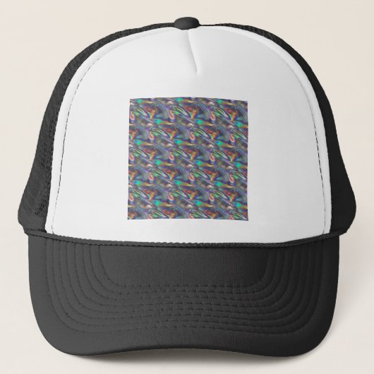 Casquette argent holographique (Devant)