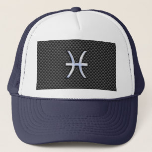 Casquette Argent Poissons Zodiac Connexion à l'impression de