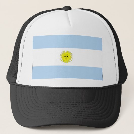 Casquette Argentine-drapeau (Devant)