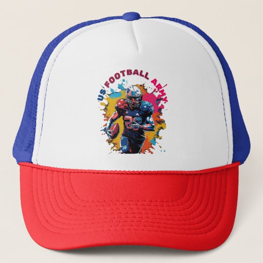 Casquette Armée américaine de football (Devant)