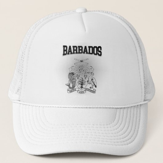 Casquette Armoiries de la Barbade (Devant)