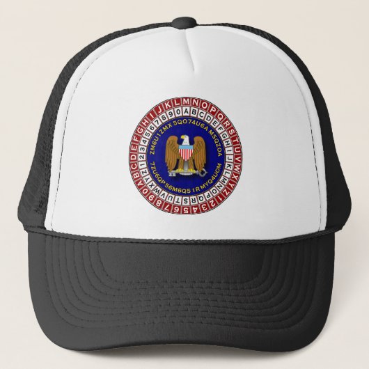 Casquette Army Security Agency - Code Wheel 1 (Devant)