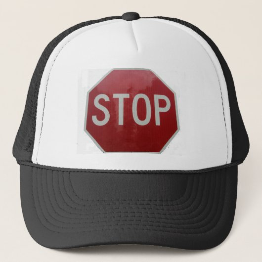 Casquette Arrêter le signe (Devant)
