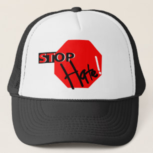 CASQUETTE ARRÊTEZ LA HAINE. ÉCARTEZ L'AMOUR