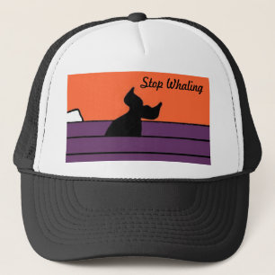 Casquette Arrêtez la pêche à la baleine