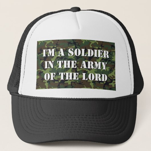 Casquette Arrière - plan De Camo "Soldat Dans L'Armée De L'E (Devant)