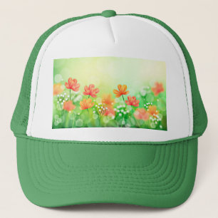Casquette Arrière - plan du printemps flou réaliste-2374
