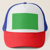 Casquette Arrière - plan vert et frontière blanche pour un â (Devant)