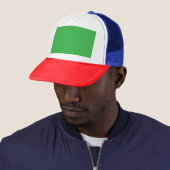Casquette Arrière - plan vert et frontière blanche pour un â (En situation)