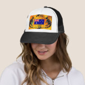 CASQUETTE ART AUSTRALIEN  (En situation)