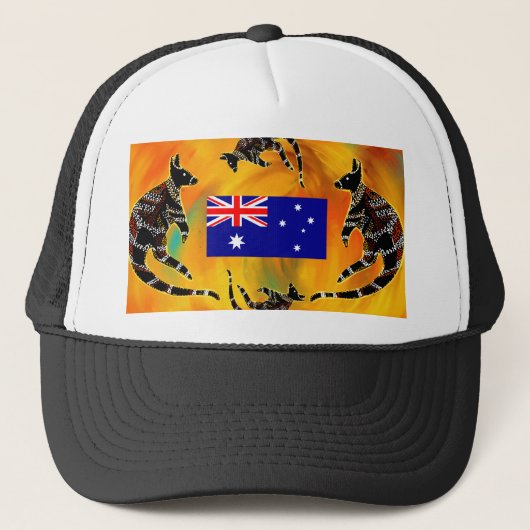 CASQUETTE ART AUSTRALIEN  (Devant)