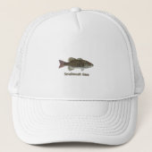 Casquette Art de basse de Smallmouth (intitulé) (Devant)
