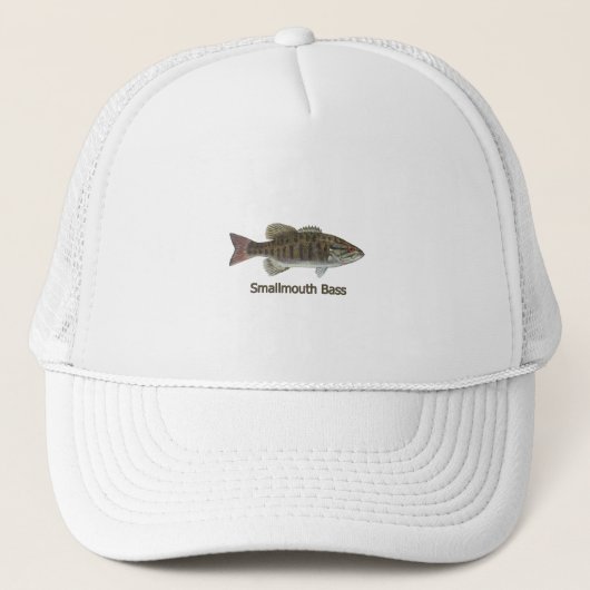 Casquette Art de basse de Smallmouth (intitulé) (Devant)