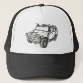 Casquette Art de camion de Hummer (Devant)