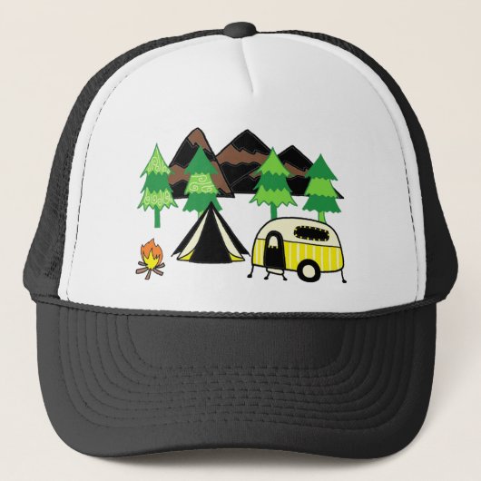 Casquette Art de camping (Devant)