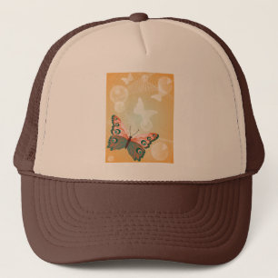 Casquette Art de la destinée de mariage de papillon hawaïen