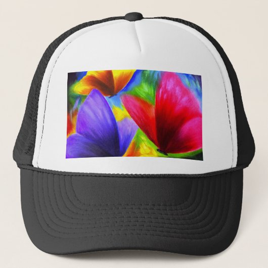 Casquette Art de peinture de papillon - multi (Devant)