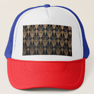 Casquette Art Déco Black Gold : Retro.