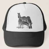 Casquette Art déco Zebra (Devant)