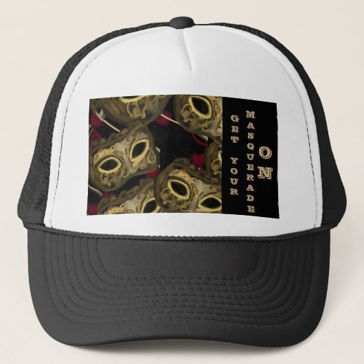 CASQUETTE ART DU MASQUE (Devant)