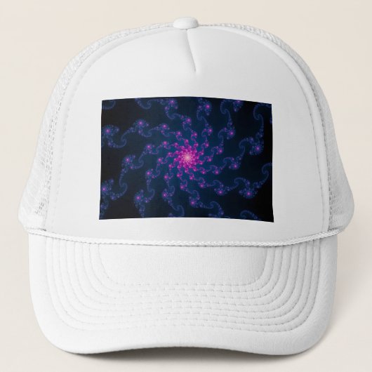 Casquette Art Fractal Fleur Vie (Devant)