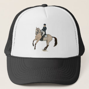Casquette Art magnifique de cheval de dressage de peau de