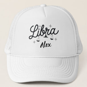Casquette Art personnalisé du signe du zodiaque Balance