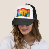 Casquette Art Pop de New York (En situation)