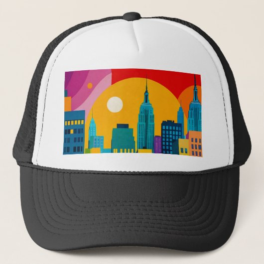 Casquette Art Pop de New York (Devant)