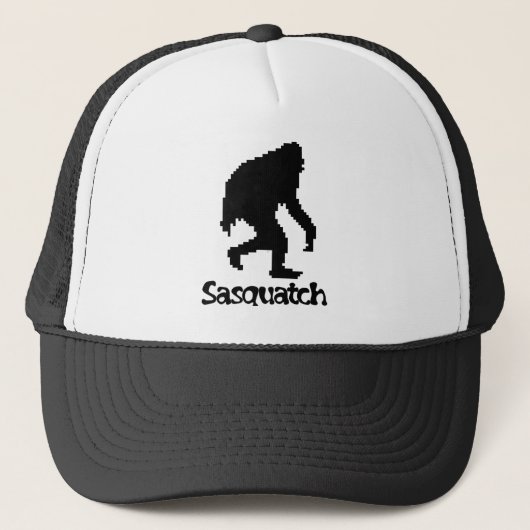 Casquette Art Sasquatch de pixel (Devant)