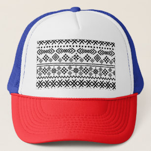 Casquette Art tribal boho : géométrique sans soudure.
