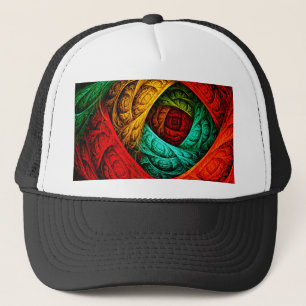 Casquette Artiste coloré moderne Art Abstrait Motif #09