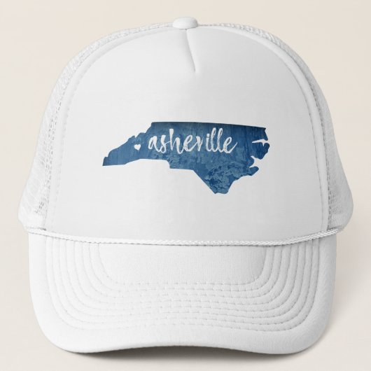 Casquette Asheville Caroline du Nord Grain de bois (Devant)