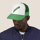 Casquette Asperge verte (En situation)