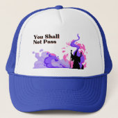 Casquette Assistant à main "Vous ne passerez pas" sur un (Devant)