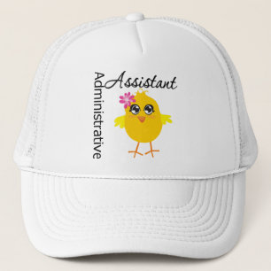 Casquette Assistant administratif mignon de poussin de carri
